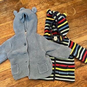 GAP Baby Bear Ear Knit Cardigans